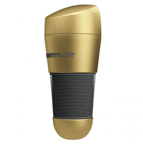 PRETTY LOVE - Kitty Ultra-Simulation 3-Dimensional Vagina Masturbation Cup (Gold) PRETTY LOVE - Kitty Ultra-Simulation 3-Dimensional Vagina Masturbation Cup (Gold)